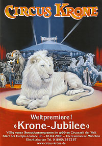 Jubilaumsplakat des Circus Krone